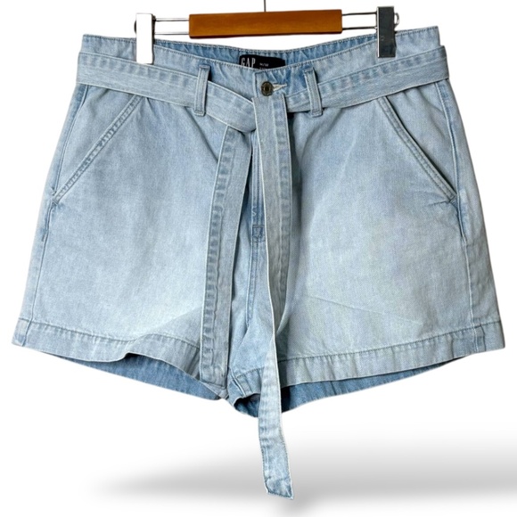 GAP Pants - GAP Light Blue High Waist Women's Shorts